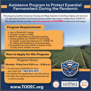 Riverside County Housing for the Harvest Program
