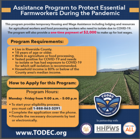 Riverside County Housing for the Harvest Program